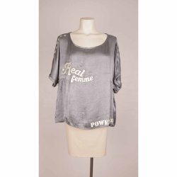 Odd Molly bluse str 4=XL stor, gr m broderi, NY (5)