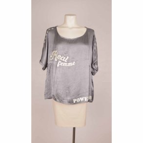 Odd Molly bluse str 4=XL stor, gr m broderi, NY (5)