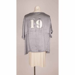 Odd Molly bluse str 4=XL stor, gr m broderi, NY (5)