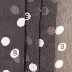 Bruuns Bazar bluse str 44, sort/hvid m peplum NY (5)