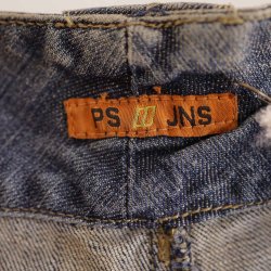 Pas capri jeans str 46, r detaljer  NY (5)