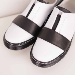 Dr Martens sko 38, cool hvid/sort, NY (5)