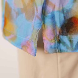 PHJ skjorte m 3/4 rme 80% silke NSN str. M (N53)