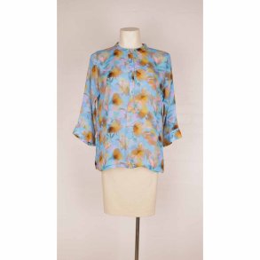 PHJ skjorte m 3/4 �rme 80% silke NSN str. M (N53)