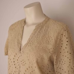 Coster Copenhagen bluse broderi anglaise 40 (N53)