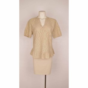 Coster Copenhagen bluse broderi anglaise 40 (N53)