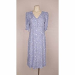 culture kjole let bld viscose lysebl M (N53)