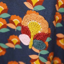 du Milde kjole model CAROLINE viscose jersey L (N53)