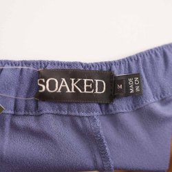 Soaked bukser bl polyester m vidde str. M (N53)