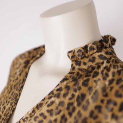 Love &amp; Divine midi kjole leo lurex m underkjole S (N54)