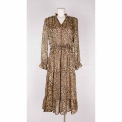 Love &amp; Divine midi kjole leo lurex m underkjole S (N54)