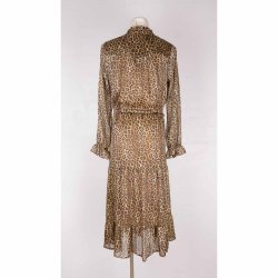 Love &amp; Divine midi kjole leo lurex m underkjole S (N54)