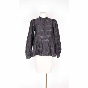 Love & Divine skjorte/jakke sort kraftig XS (N54)