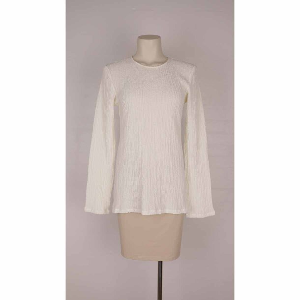 Arket bluse creme crepe viscose/poly NY! 44 (N54)