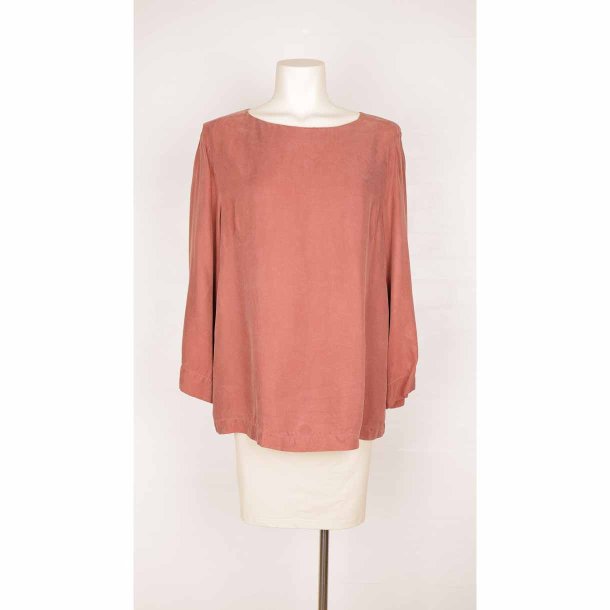 Karen by Simonsen rust rd bluse cupro/viscose 42 (N55)