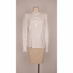 Culture skjorte bluse m guld knapper viscose S (6)