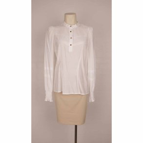 Culture skjorte bluse m guld knapper viscose S (6)
