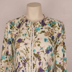 Lollys Laundry midi kjole med vide/etager str. S (6)