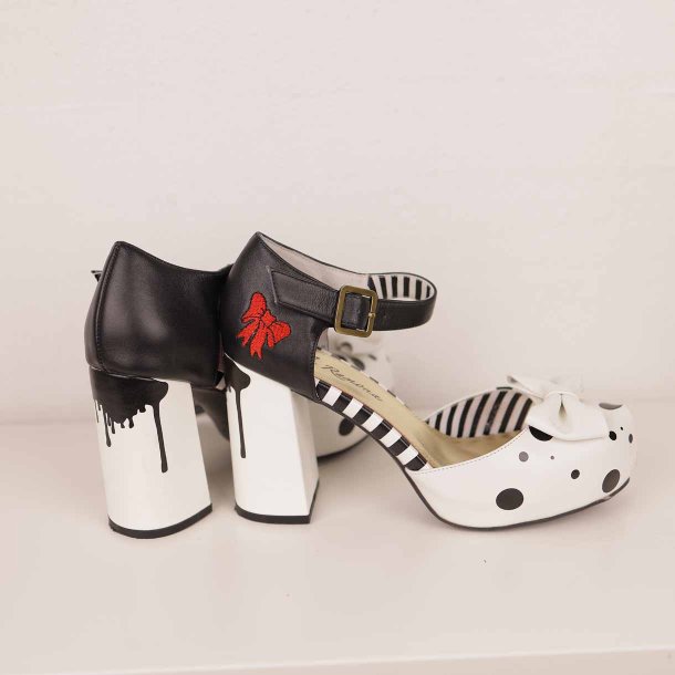 Lola Ramona hj plautau sko m detaljer /ink 39 (N63)