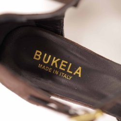 Bukela mocca ruskind 5 cm blok hl NSN str. 39 (N63)