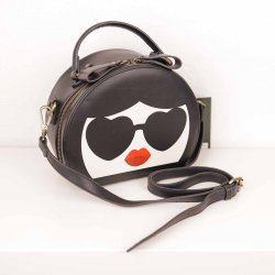 Lola Ramona raske FACE black/white/red vegan  (N63)