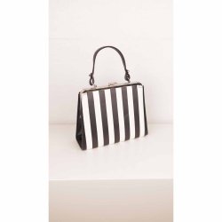 Lola Ramona taske INEZ black/white vegan  (N63)