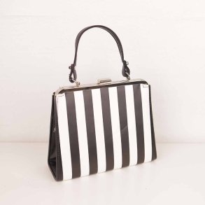 Lola Ramona taske INEZ black/white vegan  (N63)