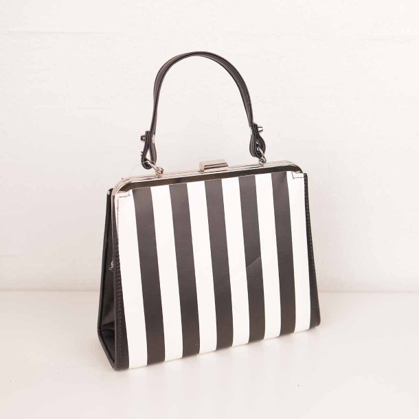 Lola Ramona taske INEZ black/white vegan  (N63)