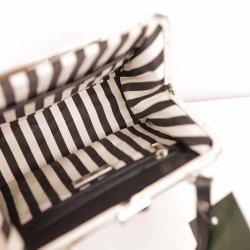 Lola Ramona taske INEZ black/white vegan  (N63)