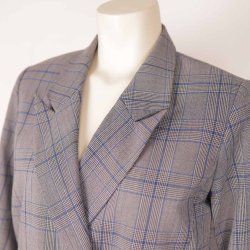 Selected Femme dob.rad. habit navy/gr ternet 38  (N65)