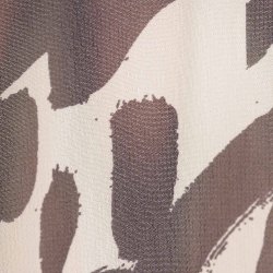 Part Two ciffon bluse creme/navy 100%viscose 36 (N65)