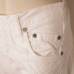 Please bukser kanvas hvid som ny  str. S (7)