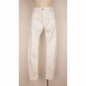 Please bukser kanvas hvid som ny  str. S (7)