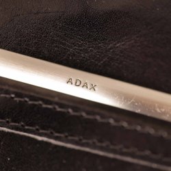 ADAX small bag black leather m slv hardwear 25x13 (7)