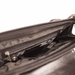 ADAX small bag black leather m slv hardwear 25x13 (7)