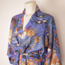 Bella Ballau kimino flot m blte som ny onesize  (7)