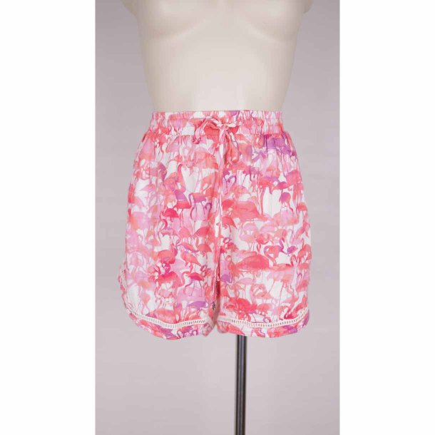 Culture shorts korte flamingo viscose elastikliv M (7)