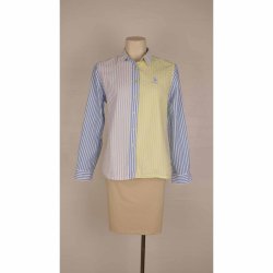 US Polo flot bk/blge skjorte multi striber 40 (7)