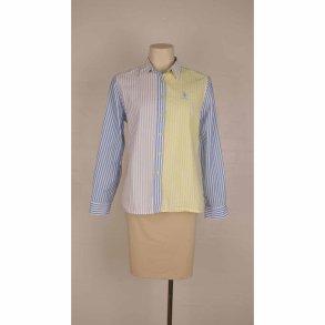 US Polo flot bk/blge skjorte multi striber 40 (7)