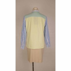 US Polo flot bk/blge skjorte multi striber 40 (7)