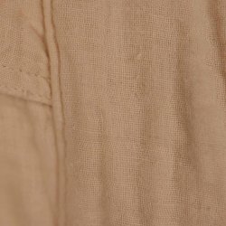 Skjorte7kjole jakke sandfarvet cotton m blte OZ (7)