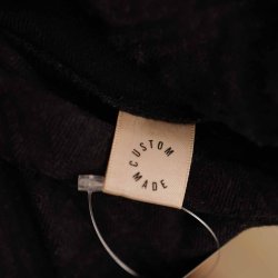 Custommade sort body bluse elastisk str. M (7)