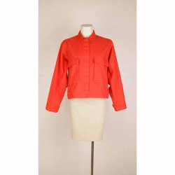 Sams sams kort rd denim jakke cotton str. L (7)