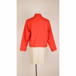 Sams sams kort rd denim jakke cotton str. L (7)