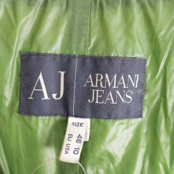 Armani Jeans kort sort dun jakke gte dun lille 46 (8)