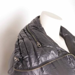 Armani Jeans kort sort dun jakke gte dun lille 46 (8)