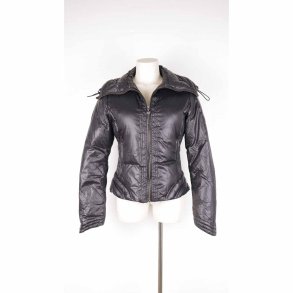 Armani Jeans kort sort dun jakke gte dun lille 46 (8)