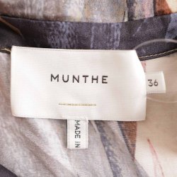 Munthe skjorte kjole vidde blank viscose som ny 36 (8)