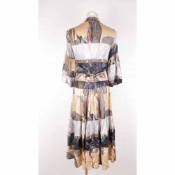 Munthe skjorte kjole vidde blank viscose som ny 36 (8)