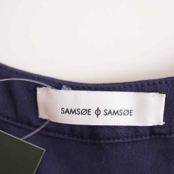 Sams  Sams navy tunika kjole m v-hals visc XS (8)